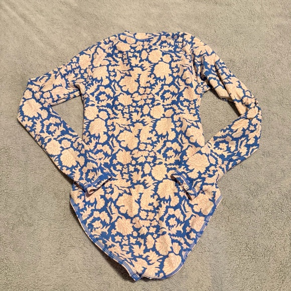 Crewcuts x SZ Blockprints Floral Bodysuit Girls Swimsuit One Piece Size 12 - Picture 4 of 4